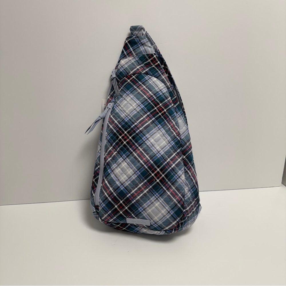 Vera Bradley plaid Essential Sling Backpack